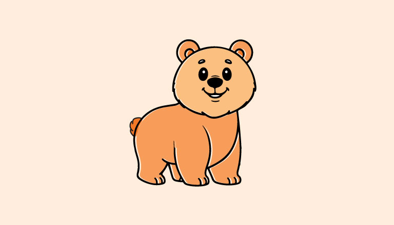 bear coloured